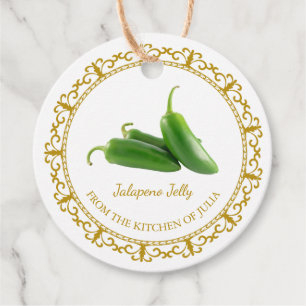 Vintag Homemade Jalapeno Jelly Hang Tag Geschenkanhänger