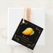 Vintag Homemade Mango Jam Square Hang Tag Geschenkanhänger (Beispiel)