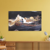 Vintag Homer schießt die Rapids, Saguenay RIver Leinwanddruck (Insitu (Wohnzimmer))