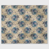 Vintag Honey Bee Pattern Geschenkpapier (Flach)