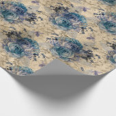 Vintag Honey Bee Pattern Geschenkpapier (Ecke)