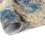 Vintag Honey Bee Pattern Geschenkpapier (Rolleneckpunkt)