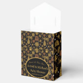 Vintag Honey Bumblebee Black Baby Shower Geschenkschachtel (Geöffnet)