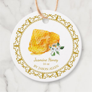 Vintag Honeycomb Jasmine Infused Honey Hang Tag Geschenkanhänger