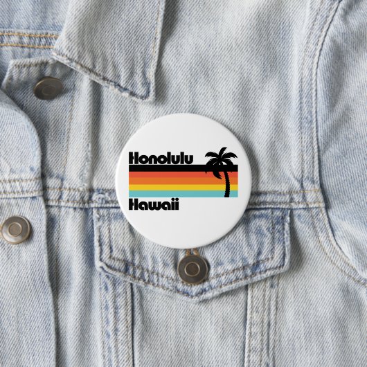 Vintag Honolulu Hawaii Button (Beispiel)