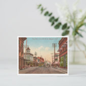 Vintag Honolulu Hawaii King Street Postkarte (Stehend Vorderseite)