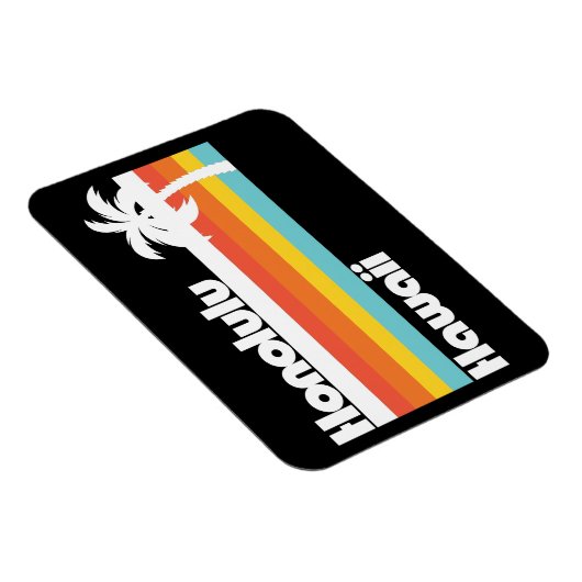 Vintag Honolulu Hawaii Magnet (Rechte Seite)