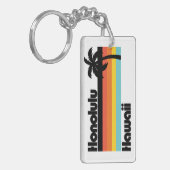 Vintag Honolulu Hawaii Schlüsselanhänger (Vorderseite links)