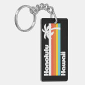 Vintag Honolulu Hawaii Schlüsselanhänger (Vorderseite links)