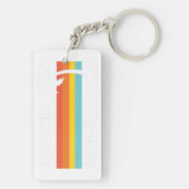 Vintag Honolulu Hawaii Schlüsselanhänger (Rückseite)