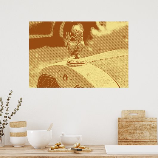 Vintag Hood Ornament Poster (Küche)