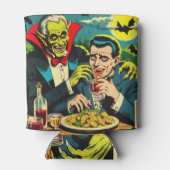 Vintag Horror Vampire Comicen Dosenkühler (Rückseite)