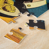 Vintag Horror Vampire Comicen Puzzle (Seite)