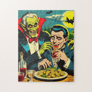 Vintag Horror Vampire Comicen Puzzle