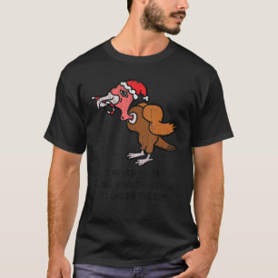 Vintag hörte ich den Weihnachtsmann, der die Türke T-Shirt