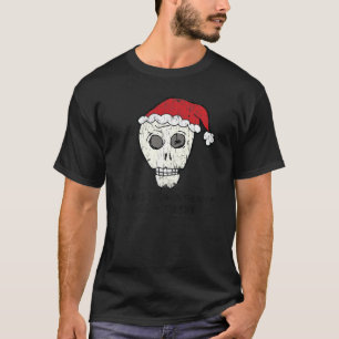 Vintag hörte ich Santa auf dem Dach gegen Chris T-Shirt