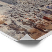 VINTAG HOT AIR BALLOON ART POSTER (Ecke)