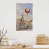 VINTAG HOT AIR BALLOON ART POSTER (Küche)