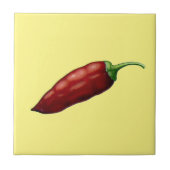 Vintag Hot Jalapeno Pepper Fliese (Vorderseite)