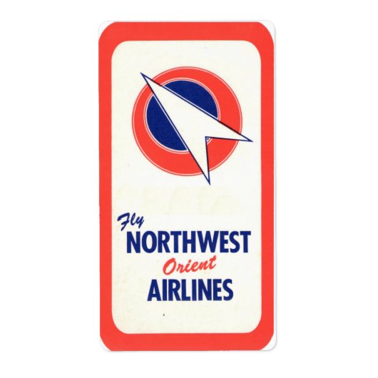 Vintag Hotel- und Reiseaufkleber (Vorne)