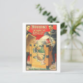 Vintag Houdini Water Mystery Advertising Postkarte (Stehend Vorderseite)