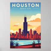 Vintag Houston Poster (Vorne)