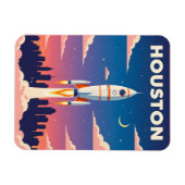 Vintag Houston Space City Magnet (Horizontal)