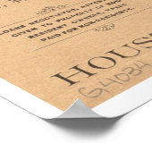 Vintag Houston Texas Railroad Map (1890) Poster (Ecke)