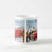 Vintag Hudson Automobile Ad Kaffeetasse (Mittel)