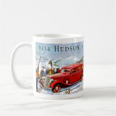 Vintag Hudson Automobile Ad Kaffeetasse (Links)