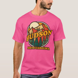 Vintag Hudson North Carolina Mountain Wandern Souv T-Shirt