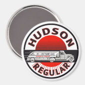 Vintag Hudson Regular Benzin-Zeichen Magnet (Vorderseite/Rückseite)