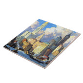 Vintag Hudson River Waterfront Fliese (Seite)