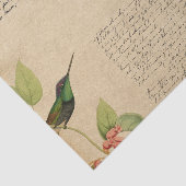 Vintag Hummingbird Ephemera Seidenpapier (Ausschnitt)
