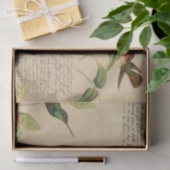 Vintag Hummingbird Ephemera Seidenpapier (Geschenk)