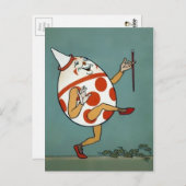 Vintag Humpty Dumpty Postkarte (Vorne/Hinten)