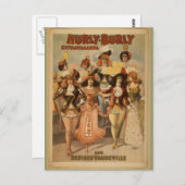 Vintag: Hurly Burly Extravaganza, 1899 Postkarte (Vorne/Hinten)