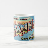 Vintag Hyannis MA Greetings Tasse (Mittel)