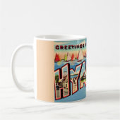 Vintag Hyannis MA Greetings Tasse (Links)
