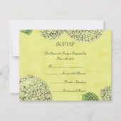 Vintag Hydrangeas-UAWG RSVP Karte (Rückseite)