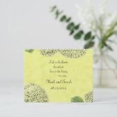 Vintag Hydrangeas-UAWG RSVP Karte (Stehend Vorderseite)