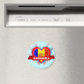 Vintag I Liebe Andorra Magnet (In Situ (Geschirrspüler))