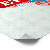 Vintag I Liebe Äthiopien Poster (Ecke)