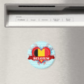 Vintag I Liebe Belgien Magnet (In Situ (Geschirrspüler))