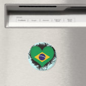 Vintag I Liebe Brasilien Magnet (In Situ (Geschirrspüler))