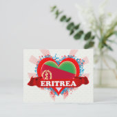 Vintag I Liebe Eritrea Postkarte (Stehend Vorderseite)