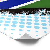 Vintag I Liebe Gambia Poster (Ecke)