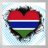 Vintag I Liebe Gambia Poster (Vorne)
