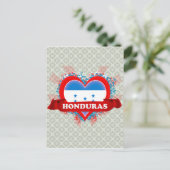 Vintag I Liebe Honduras Postkarte (Stehend Vorderseite)