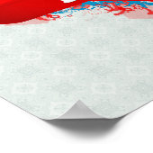 Vintag I Liebe Iran Poster (Ecke)